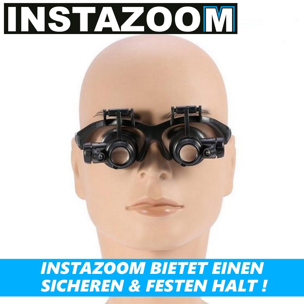 Увеличительные стекла INSTAZOOM, лупа для головы, лупа для лба, увеличительное стекло 20x