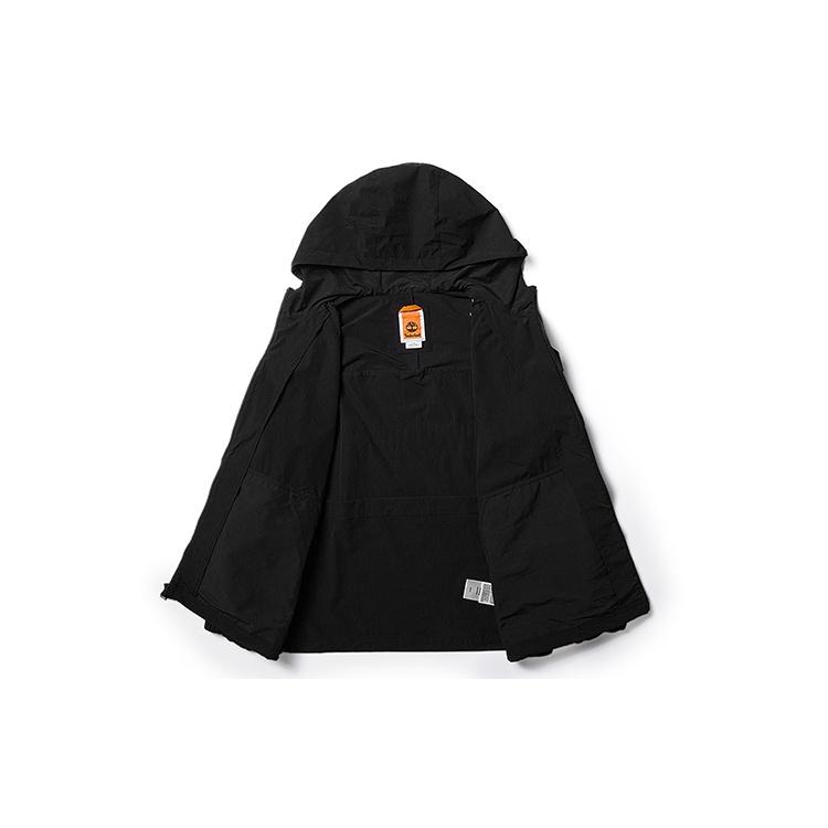 Timberland Jackets Unisex Black Hooded Moderate Other A66EF-001