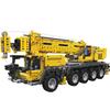 MOULD KING 17047 Technical Truck Building Block The APP Control Mobile Crane Model Enginerring Brick Toys Kids Christmas Gift