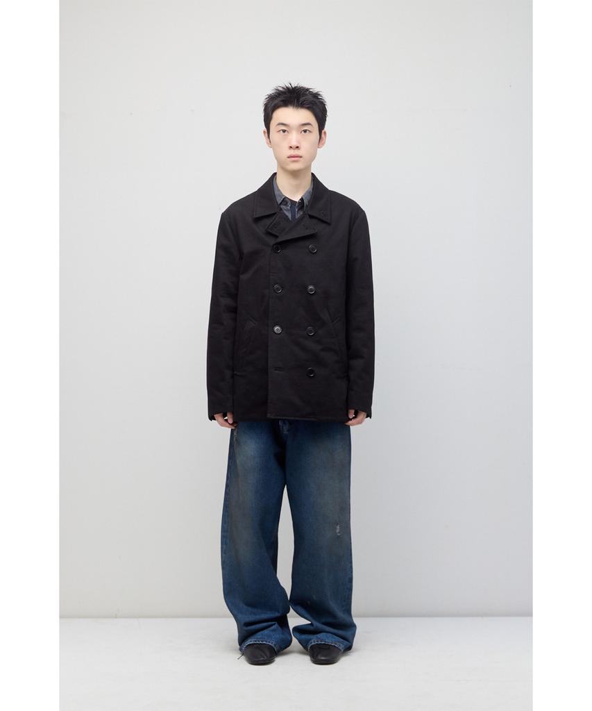 HATCHINGROOM Pea Coat Black