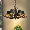 Antler Chandelier Dining Room Living Room Decoration Black Resin Chandelier
