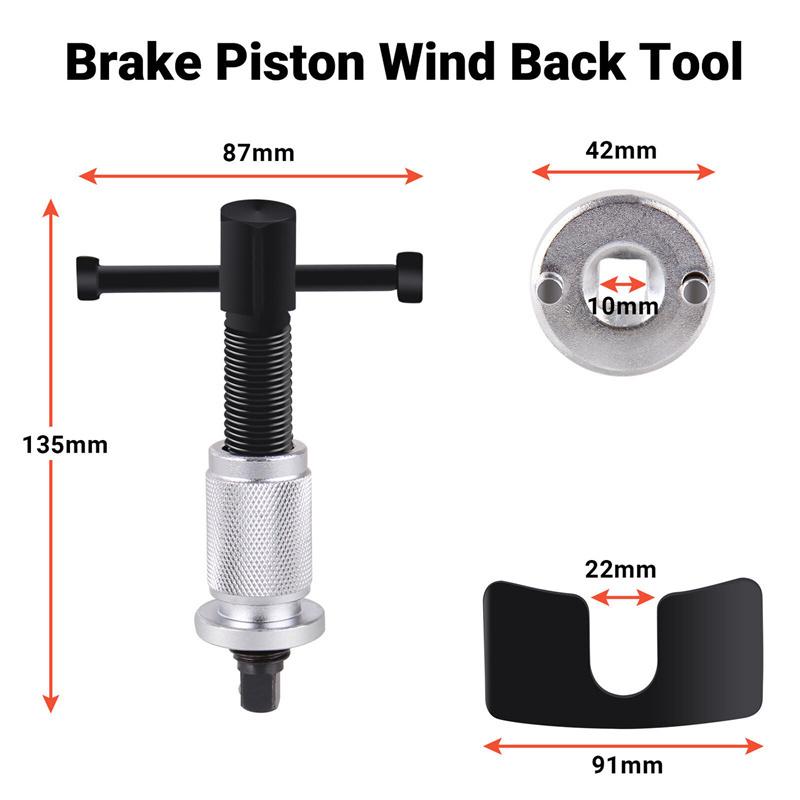 Автомобильный колесный цилиндр, дисковый тормоз, колодка, суппорт, сепаратор, замена поршня, перемотка, разборка, универсальный ручной инструмент для ремонта