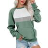 Womens Long Sleeve Sweatshirt Casual Crewneck Cute Pullover Tops Printing Lightweight Sweatshirt With Pocket