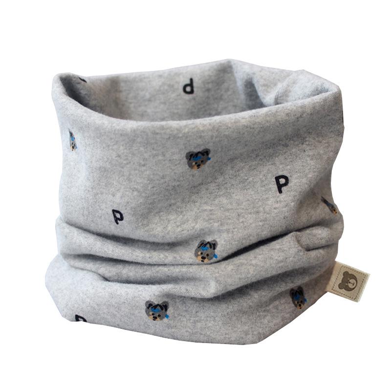 Class A Pure Cotton Baby Snood: Kids' Autumn/Winter Neck Warmer, Windproof Pullover Scarf for Boys & Girls.