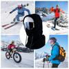 Yousheng Skiing Hat Waterproof 3-in-1 Thickened Fleece Lining Outdoor Riding Headgear Adjustable Drawstring Snowproof Thermal Hood
