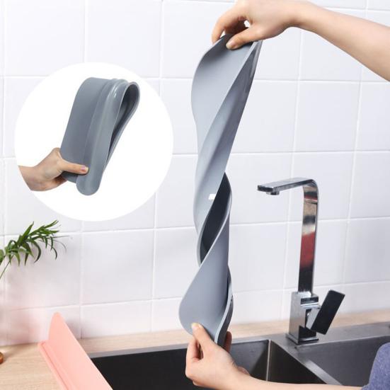 Water Deflector Thickened Splash-resistant Oil-Proof Strong Suction Cup Kitchen Sink Splash Guard Sink Flap Block Water Barrier Separate Baffle