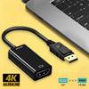 4K DP To HDMI-compatible Adapter Converter Display Port Male DP To Female HD TV Cable Adapter Video Audio For PC TV
