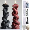 Resin Aroma Candle Snake Relief Silicone Mold Handmade Plaster Resin Ornaments Molds Animal Soap Candle Making Supplies