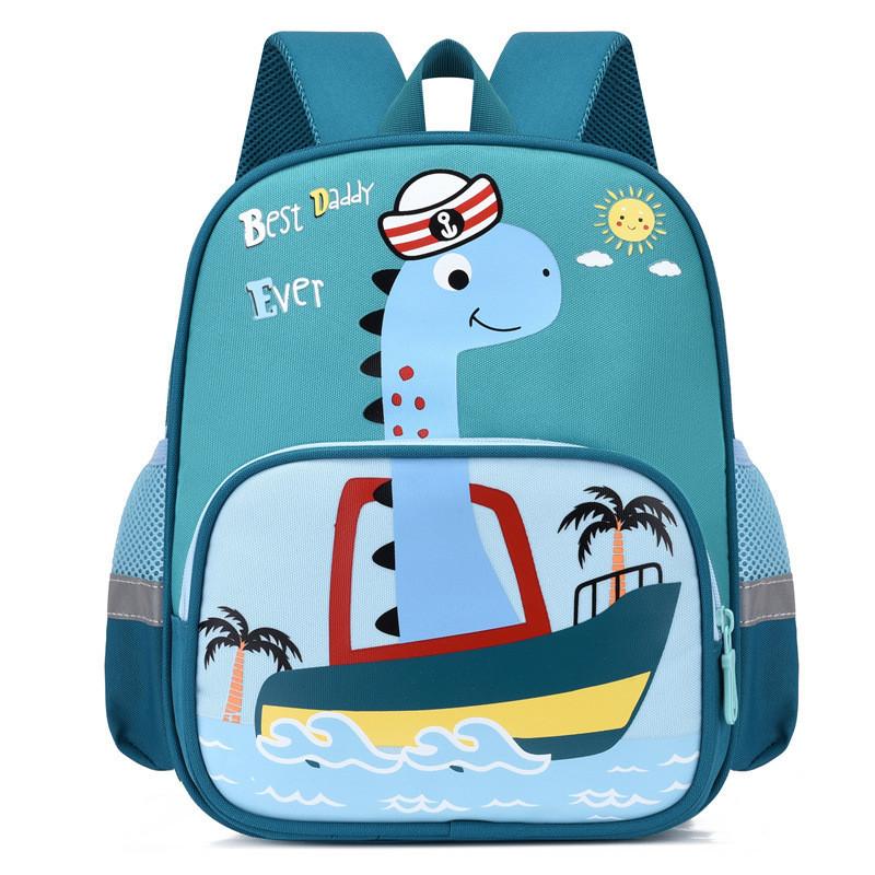 Stylish Modern Cool Kindergarten Backpack Breathable Lightweight Cartoon Print For Toddlers Boys And Girls