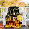 Attack on Titan2 printed throw blanket—lightweight,soft,warm;versatile blanket for all seasons—perfect as &air-conditioning throw,nap blanket
