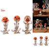 Horror Pumpkin Skull Figure For Festive Halloween And Holiday Scene Decoration