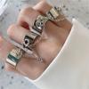 Chain Adjustable Four Fingers Rotate Party Jewelry Fashion Accessories Finger Ring Opening Ring