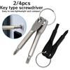 Портативный набор крестовых отверток Phillips, брелок для ключей, мини-карманный крестообразный брелок, многофункциональные инструменты для ремонта, гаджет для отдыха на природе