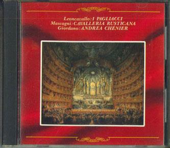CD NERO SANTI/JAMES LEVERLAIN - Паяцы/Сельская честь/FDCA834 RCA Japan Классика Б/У