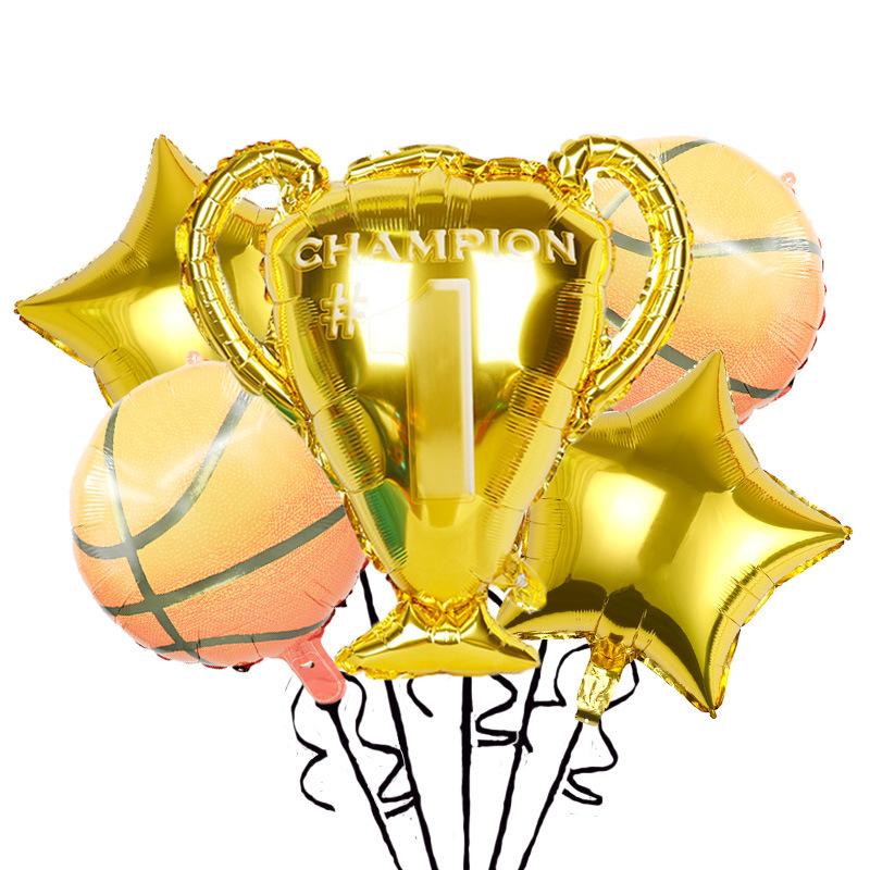 Золотой Мир Футбол Футбол Дети День Рождения Украшения Тарелки Соломенные Гирлянды Сумка для трофеев Скатерть Футбольная Вечеринка Товары