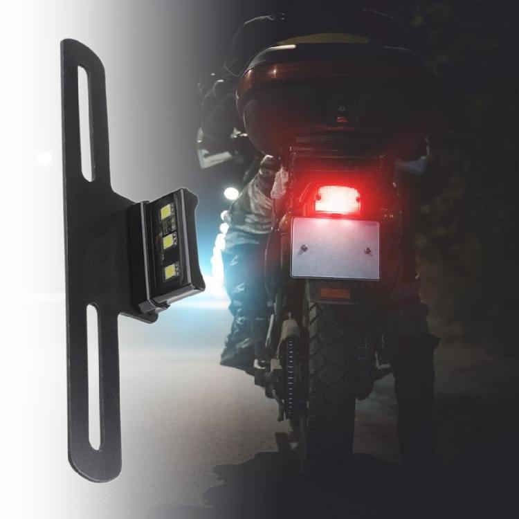 Compact Motorcycle LED Tail Light set with License Plate Lighting 12V Energy Efficient Motorcycle LED Brake Light