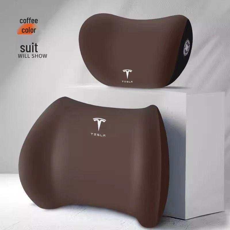 Tesla 3 Memory Foam Headrest & Lumbar Support by Lizhou