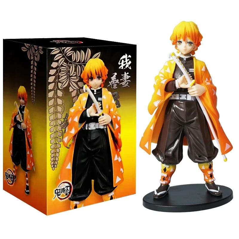 Аниме Фигурка Клинок Рассекающий Демонов Фигурки Действия Игрушки Kimetsu No Yaiba Кукла Танджиро Незуко Зеницу Фигурка Иноске Воин ПВХ Модель Игрушки