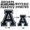 Full Embroidery Alphabet & Number Cloth Patch - Large Jersey Badge