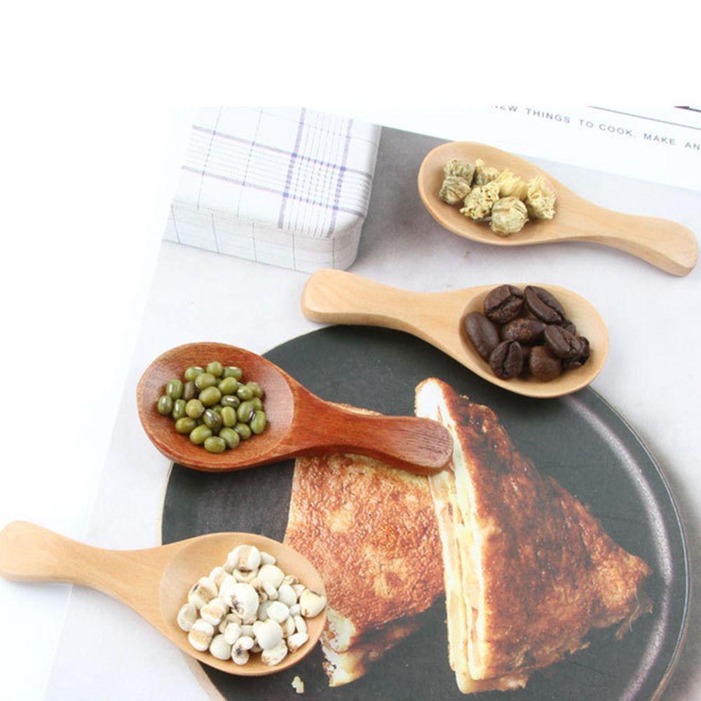 Cooking Tools Flatware Natural Coffee Tea Salt Wood Spoons Sugar Spoon Small Mini
