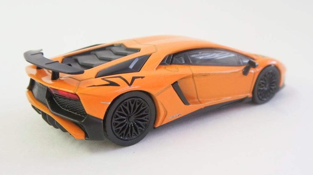 Bunka Original Scale Mini Car Series Lamborghini Aventador SV Orange Готовый продукт 1/64