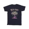 Rick And Morty Mens Pink Spaceship T-Shirt