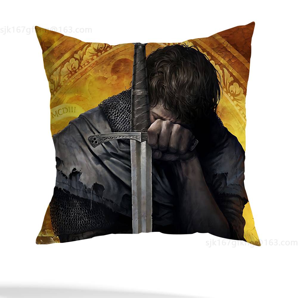 K-Kingdom Come Deliverance Pillow Cover Living Room Sofa Cushion Cover Bedroom Room Bed Pillow Cover Home Decoration