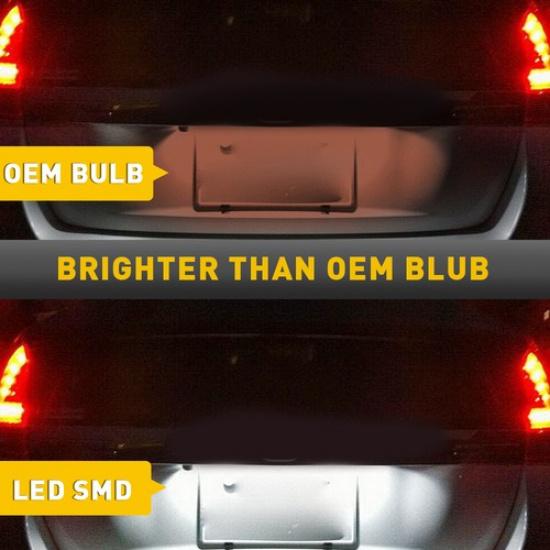 2 шт. Подходит для Honda CRV Fit Odyssey Element Светодиодный Полный Комплект Ламп Подсветки Номерного Знака
