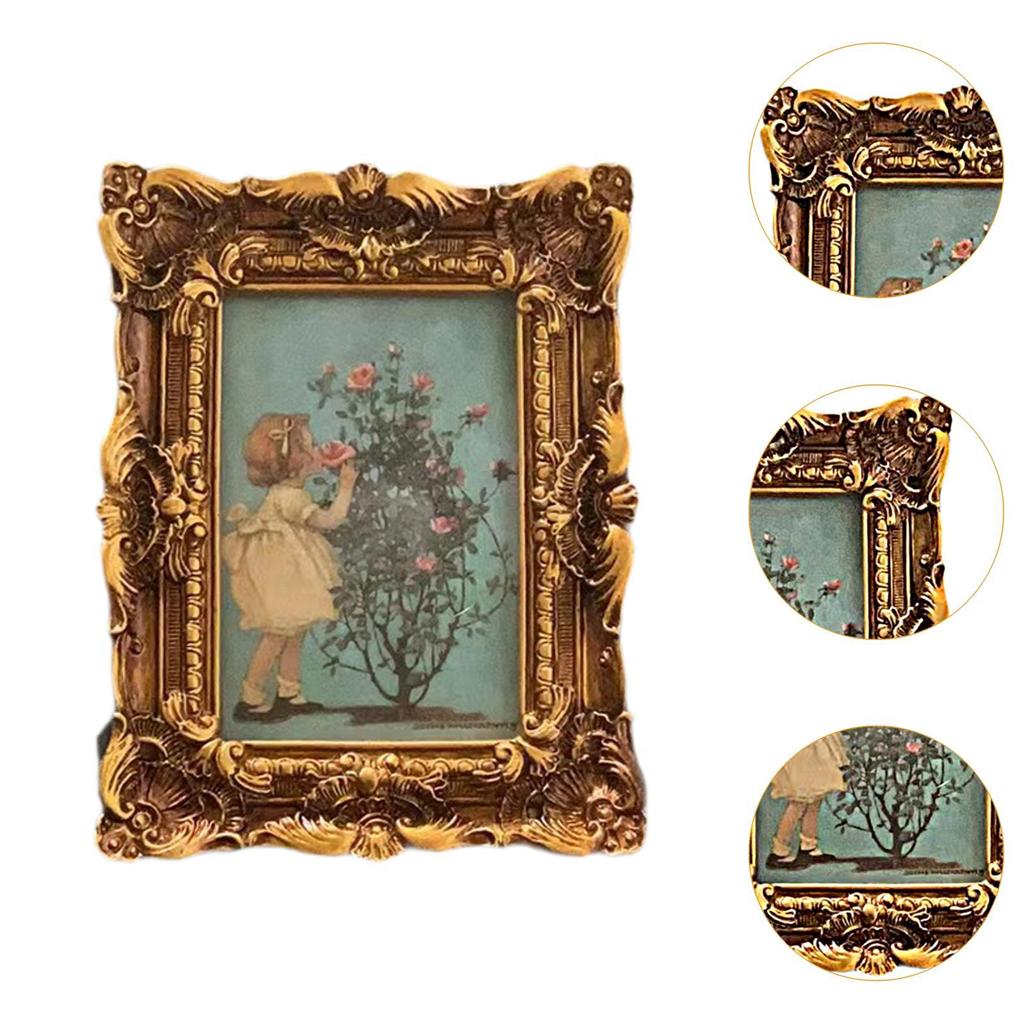 Фоторамка в винтажном стиле настенное крепление старомодная фоторамка