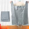 10 шт. - Большой пластиковый пакет для упаковки одежды, Портативный серебристо-серый утолщенный очень большой пластиковый пакет, Мешок для хранения при переезде одеяла.