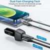 Автомобильное зарядное устройство USB C 52,5 Вт для Xiaomi iPhone 15 Samsung Galaxy S24 Ноутбуки Планшеты PD 3.0 Быстрая зарядка USB Type C Автомобильное зарядное устройство для телефона