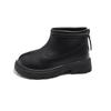 Winter Kids Shoes Boots for Girl Solid Color Toddlers Cotton Boots Fashion Round-toe Short Versatile Children Causal Ankle Boots