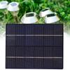 Портативная поликристаллическая кремниевая солнечная панель 5,5 Вт 6 В с портом постоянного тока для самостоятельной зарядки аккумулятора