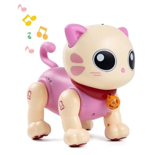 ATAMIRA Robot Cat Toy for Elementary School Students, Music, Dancing, Controller Operated, Kids, Birthday Gift, Christmas Gift