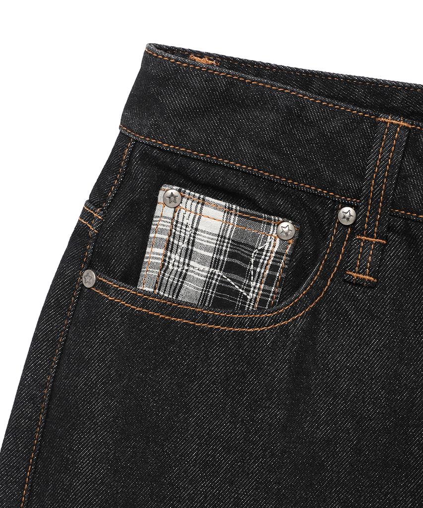 Джинсы CAVISH W Check Черные(Cv2Fffd110A)