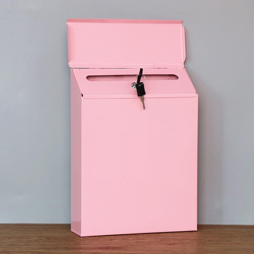 Запираемый почтовый ящик, железный ящик для газет, ящик для хранения писем в пасторальном стиле, офис