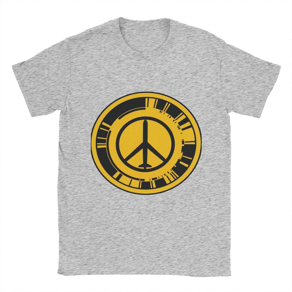 Футболки Metal Gear Solid Peace Walker для мужчин Забавные хлопковые футболки с круглым вырезом и коротким рукавом Идея для подарка Одежда