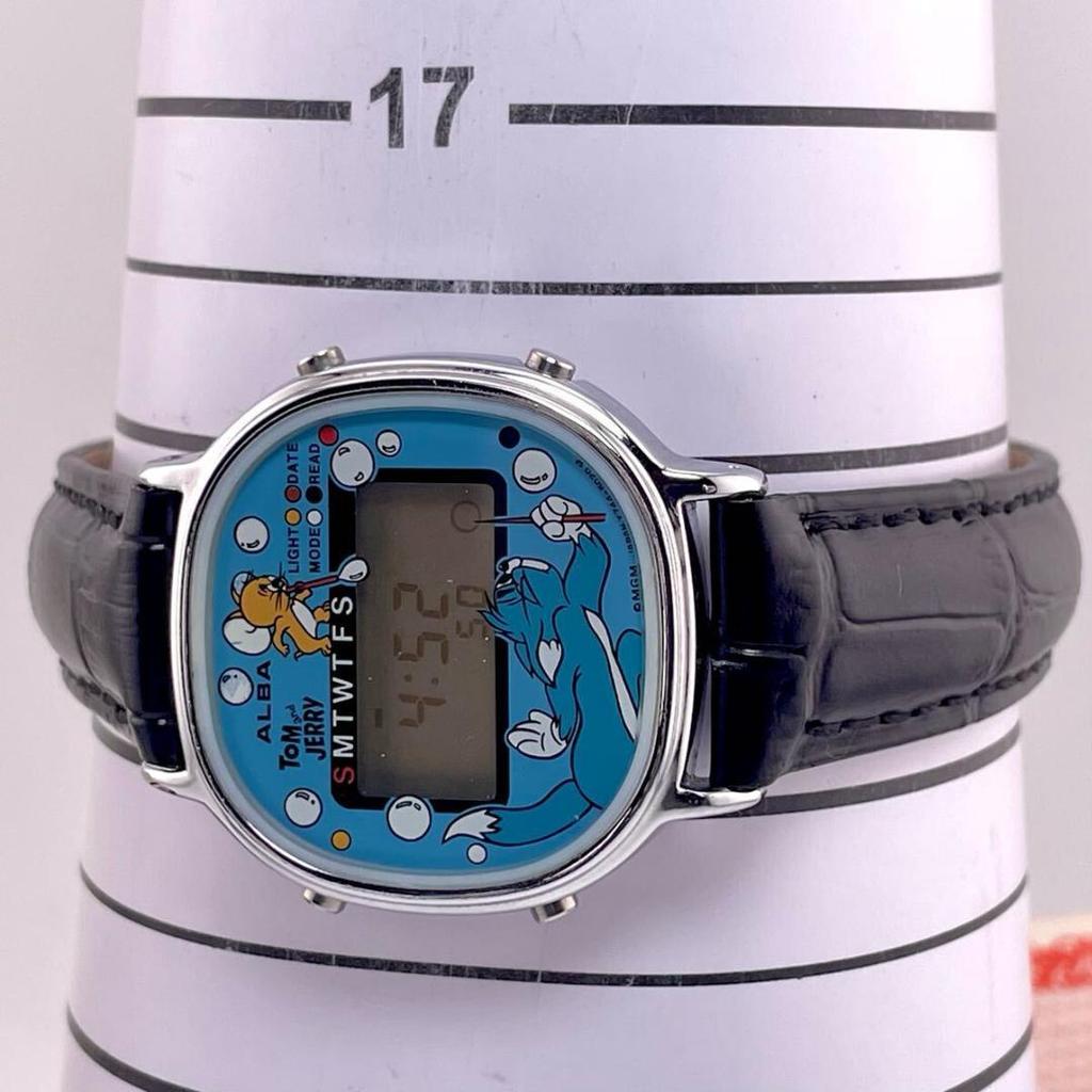 [USED] Battery/Band/Working Tom and Jerry Seiko Alba Vintage Watch