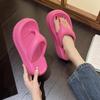 Korean Style Women's Flip-flops Casual Women's Platform Flip-flops Non-slip Beach Slippers Soft-soled EVA Women's Slippers