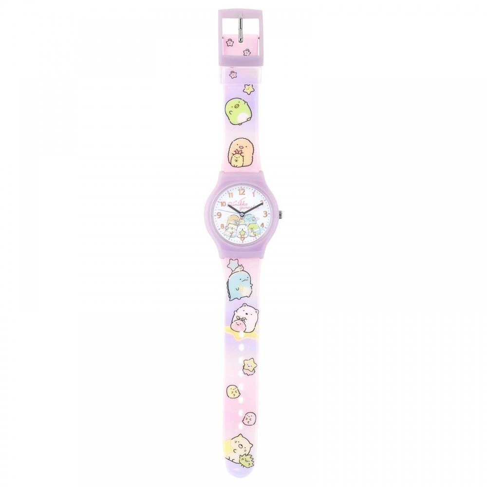 [Sunflame] J-Axis Sumikkogurashi Plastic Watch CX2A0006-PU Women's Purple
