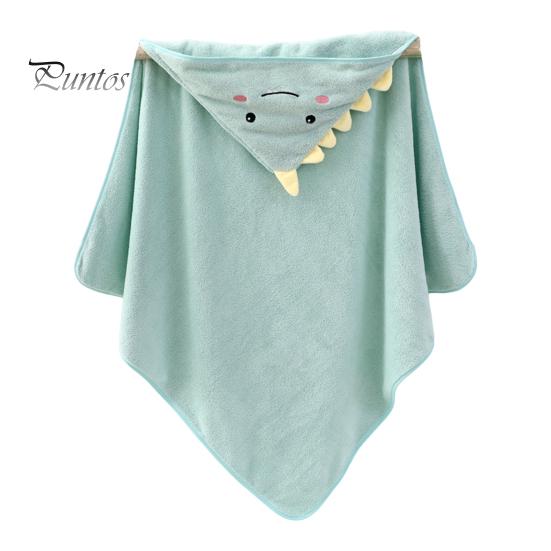 Детское банное полотенце, декор с вышивкой в ​​виде животных, мягкая микрофибра, хорошо впитывающее пеленание для новорожденных, впитывающая пот накидка, накидка для сушки тела