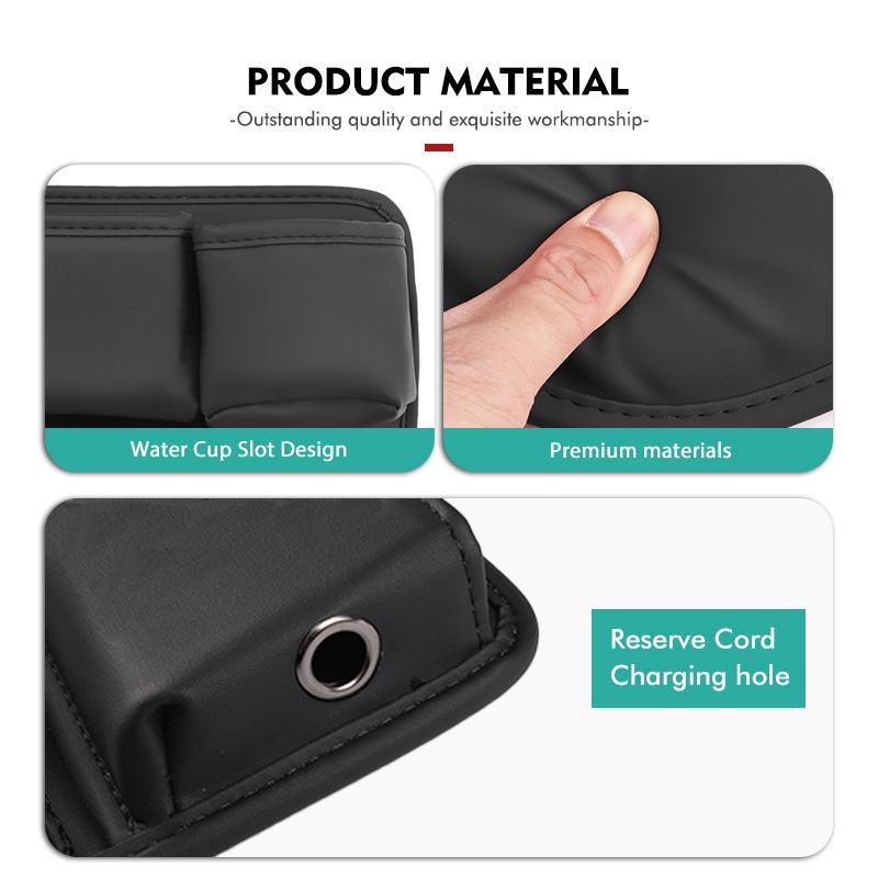 BEKV7 Universal Car Seat Gap Filler Phone Key Water Cup Storage Box For BMW M Performance E36 E46 E60 E90 E91 E92 E93 F30 F20