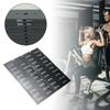 Gym Equipment Weight Sticker Weight Stack Labels 4.5kg To 90kg Weight Block Stickers for Weight Machine Attachments