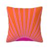Солнце Восход Оранжевый И Ярко-розовый Преппи Солнечный Наволочка Мягкая Наволочка Декор Наволочка Чехол для Подушки Стул Молния 45*45см