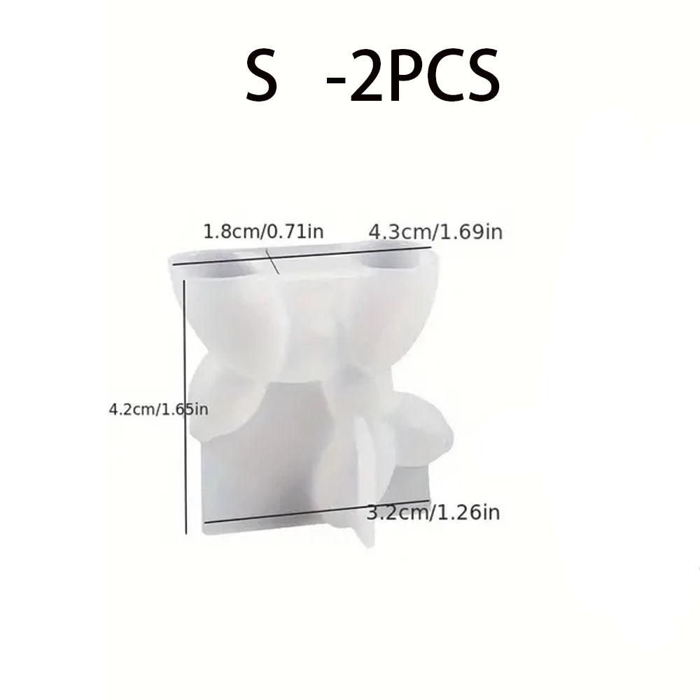 2Pcs 3D Silicone Mold for DIY Candle Making Balloon Dog Stereoscopic Resin Gypsum Aromatherapy Candle Decoration