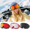 Лыжные очки с улучшенной четкостью для мужчин и женщин, противотуманные снежные очки с защитой от УФ-излучения