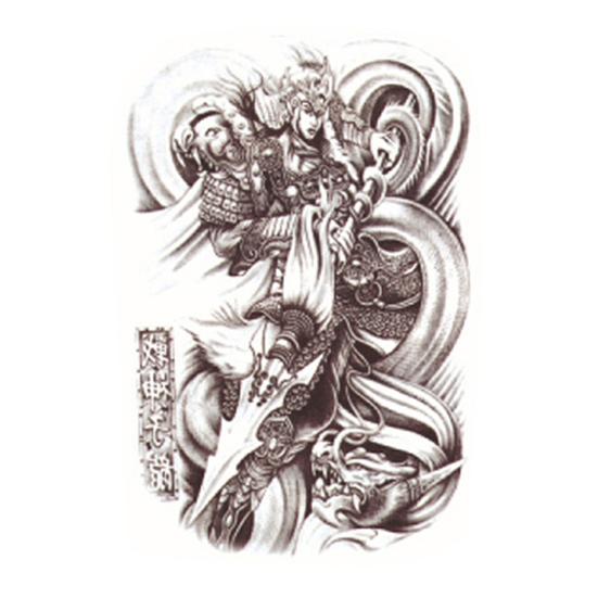 Large Sexy Tattoo Skull Temporary Body Arm Stickers Removable Waterproof Sticker