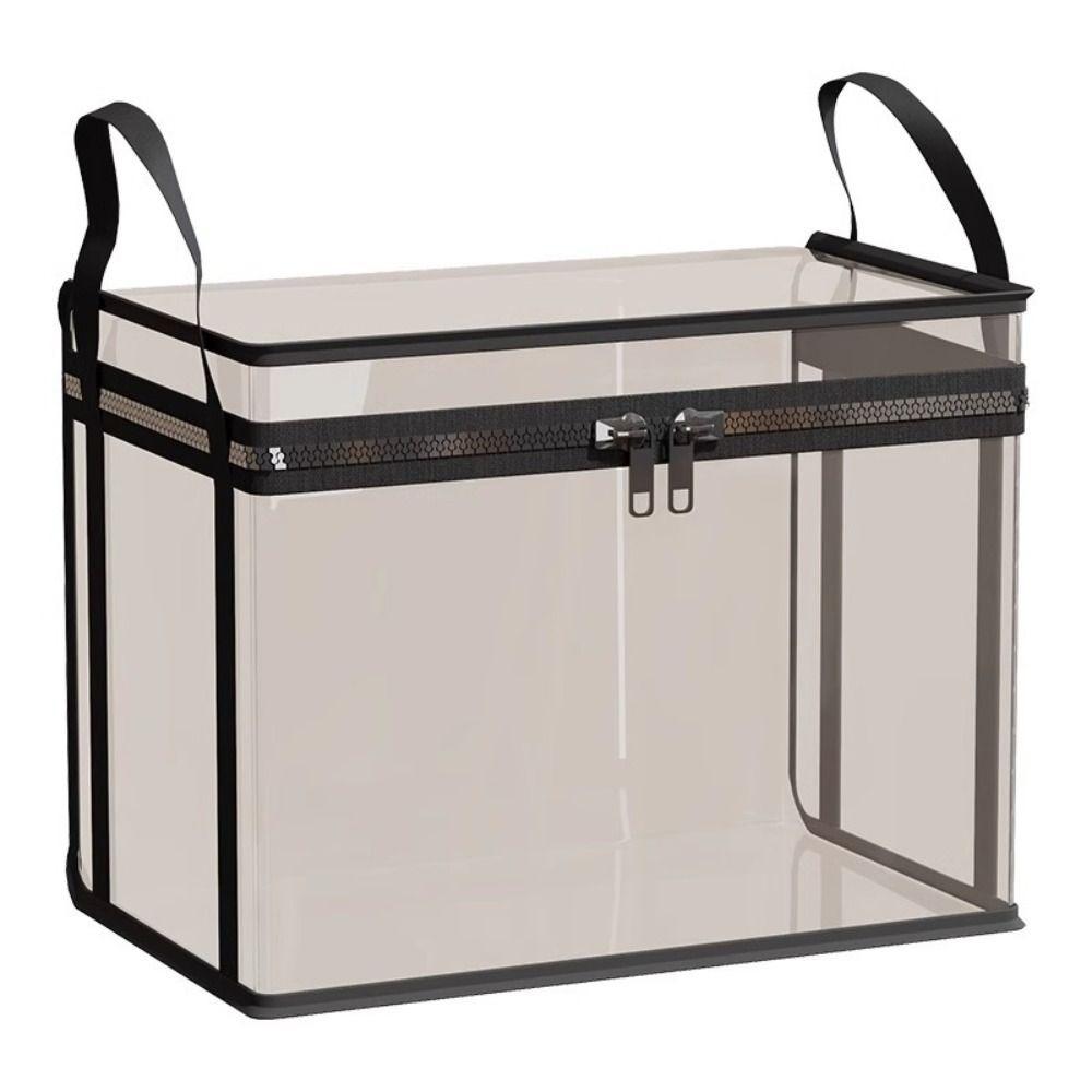 PVC Stuffed Toy Storage Box Large Capacity Plush Toy Storage Bag Portable Doll Organizing Bag Home