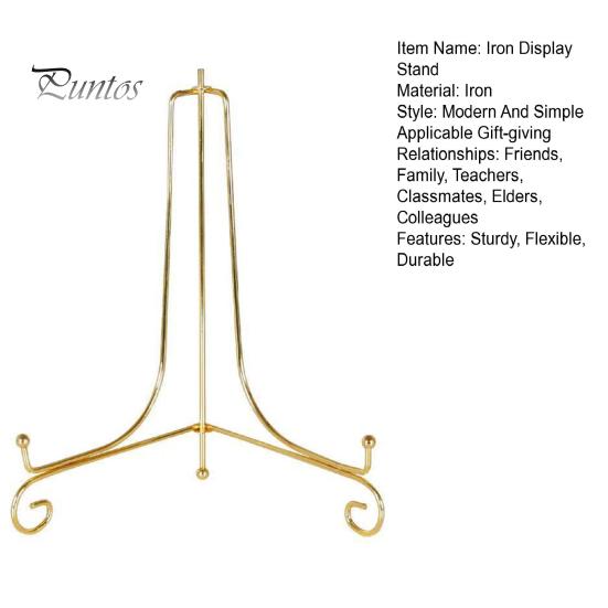 Подставка для фоторамки из золотого железа, небольшой складной мольберт, подставка для фотокартин и произведений искусства