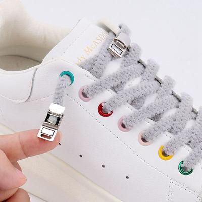 NO.8 шнурки с магнитным замком, ботинки с плюшевыми шнурками для детей и взрослых, эластичные шнурки без завязок, кроссовки для шнурков, один размер подходит для всей обуви